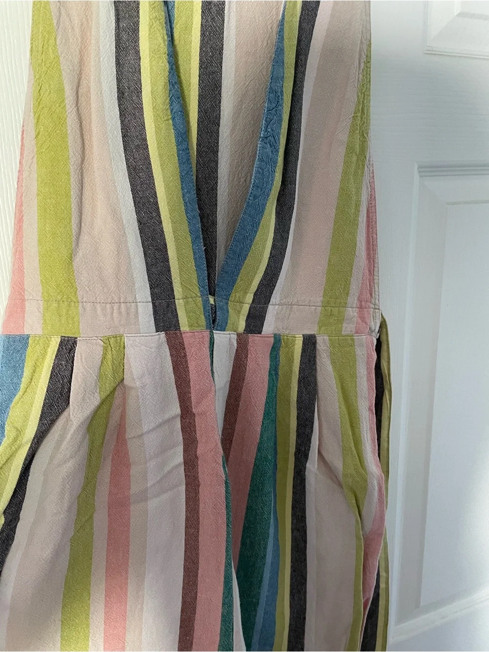 Free People Striped Multicolor Sleeveless Jumpsuit 6